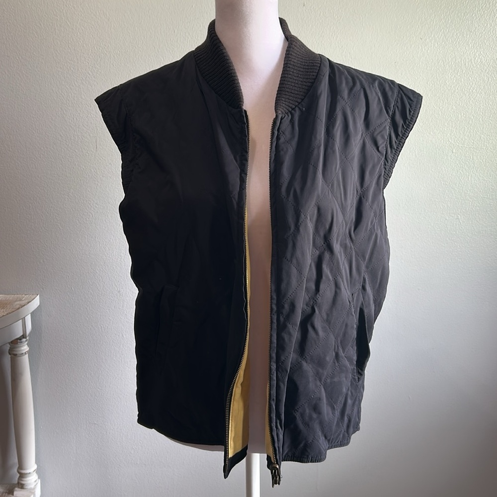 [Loro Piana] Black Jacket Olympic 1992 Plaid Lining - Size Large - Picture 6 of 11